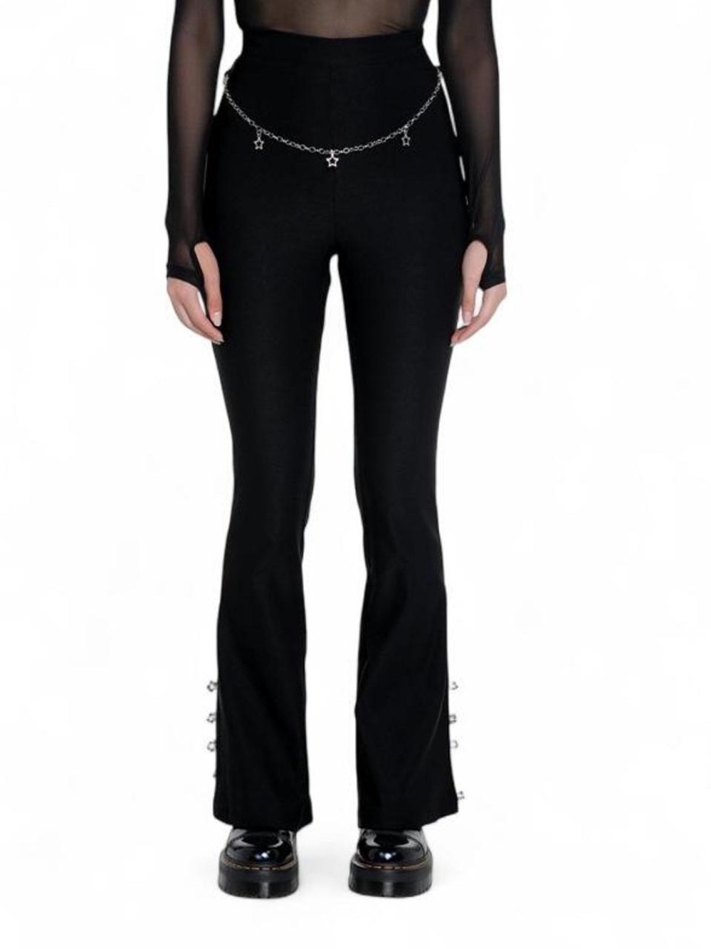 Star Chain Flare Leggings Size 1x